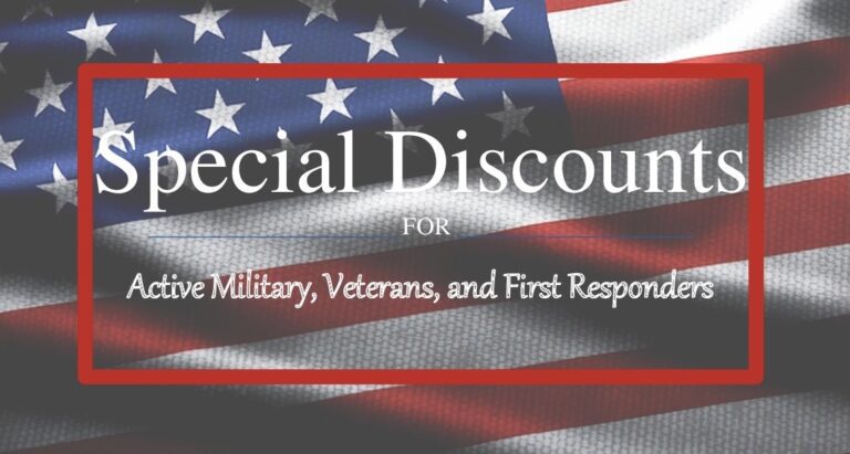 Special Discounts for Veterans