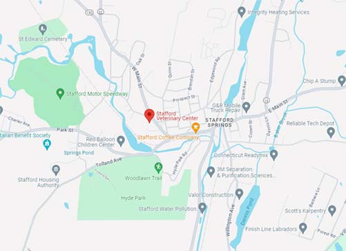 Stafford Veterinary Center map